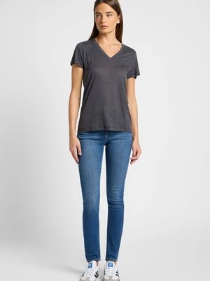 Jeansy Skinny Fit Lee niebieski denim