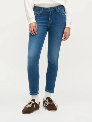 Jeansy Skinny Fit Lee niebieski