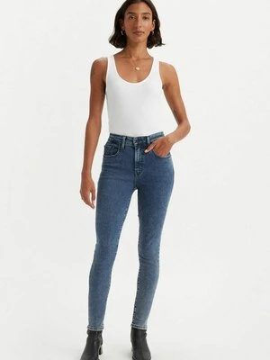 Jeansy Skinny Fit Levi's niebieski denim
