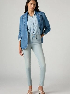 Jeansy Skinny Fit Levi's jasnoniebieski