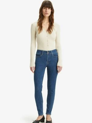 Jeansy Skinny Fit Levi's niebieski denim