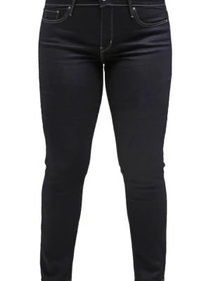 Jeansy Skinny Fit Levi's ciemnoniebieski