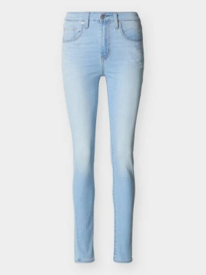 Jeansy Skinny Fit Levi's jasnoniebieski denim