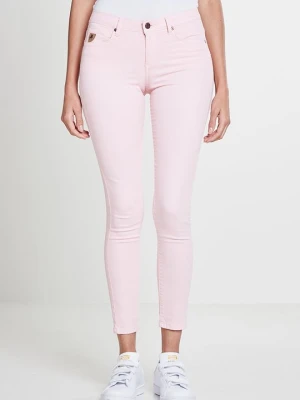 Jeansy Skinny Fit LOIS JEANS jasnoróżowy