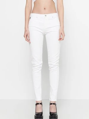 Jeansy Skinny Fit LOVE MOSCHINO biały