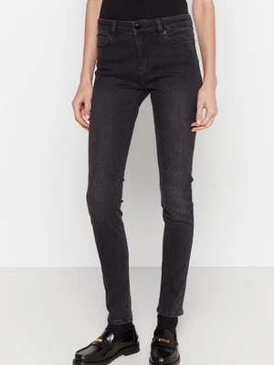 Jeansy Skinny Fit LOVE MOSCHINO ciemnoszary