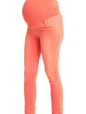 Jeansy Skinny Fit Love2wait koralowy