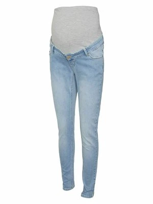 Jeansy Skinny Fit Mamalicious niebieski