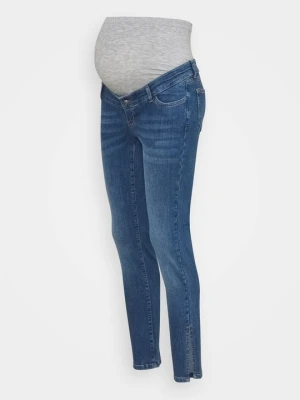 Jeansy Skinny Fit Mamalicious ciemnoniebieski