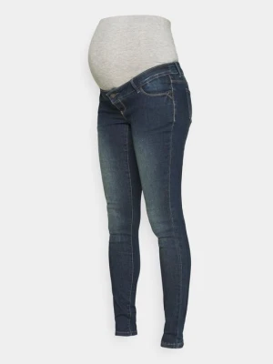 Jeansy Skinny Fit Mamalicious ciemnoniebieski