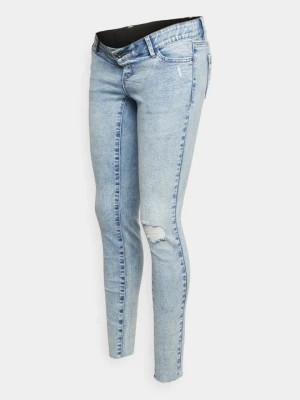 Jeansy Skinny Fit Mamalicious jasnoniebieski denim
