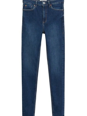 Jeansy Skinny Fit Mango granatowy