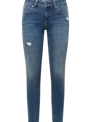 Jeansy Skinny Fit Mavi niebieski