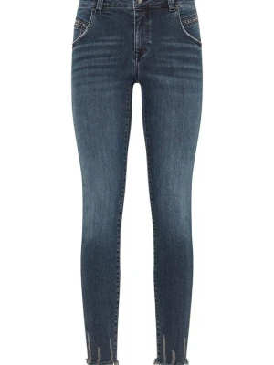 Jeansy Skinny Fit Mavi granatowy