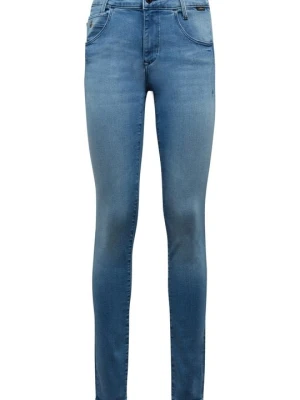 Jeansy Skinny Fit Mavi niebieski