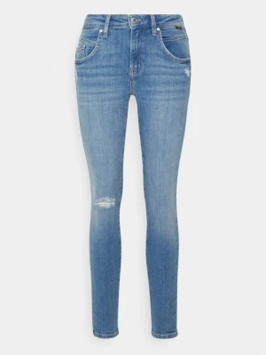 Jeansy Skinny Fit Mavi niebieski denim