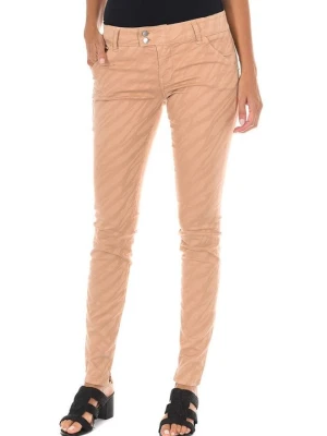 Jeansy Skinny Fit Met jasnoróżowy