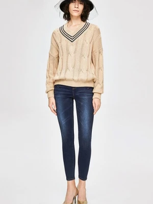 Jeansy Skinny Fit Miss Sixty granatowy
