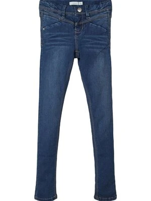 Jeansy Skinny Fit NAME IT ciemnoniebieski