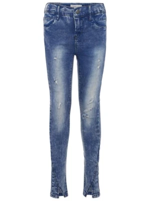 Jeansy Skinny Fit NAME IT niebieski denim