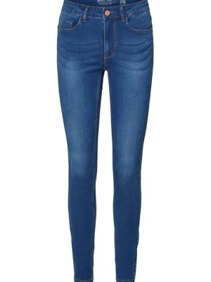 Jeansy Skinny Fit Noisy May granatowy