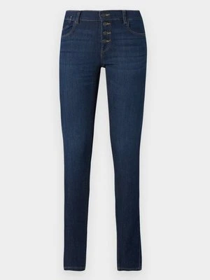 Jeansy Skinny Fit Only ciemnoniebieski
