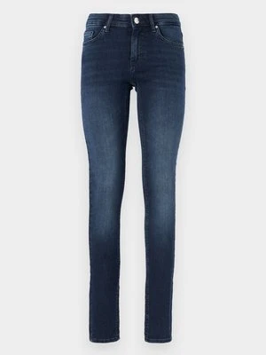 Jeansy Skinny Fit Only ciemnoniebieski