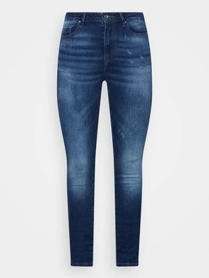 Jeansy Skinny Fit Only ciemnoniebieski