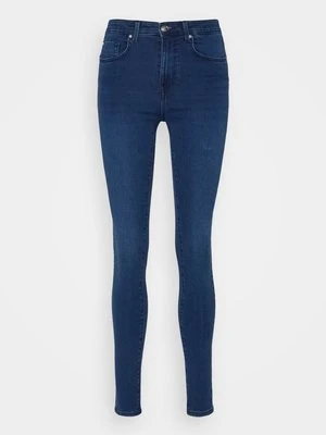 Jeansy Skinny Fit Only ciemnoniebieski