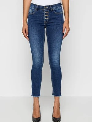 Jeansy Skinny Fit Only granatowy