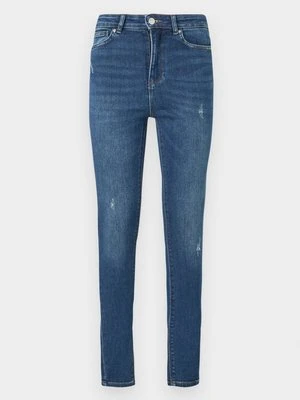 Jeansy Skinny Fit Only ciemnoniebieski