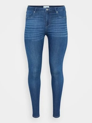 Jeansy Skinny Fit ONLY Carmakoma niebieski denim