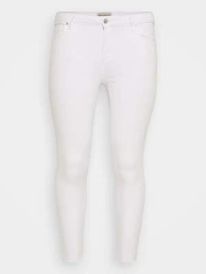 Jeansy Skinny Fit ONLY Carmakoma biały