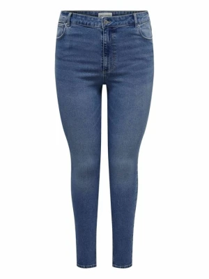 Jeansy Skinny Fit ONLY Carmakoma jasnoniebieski denim