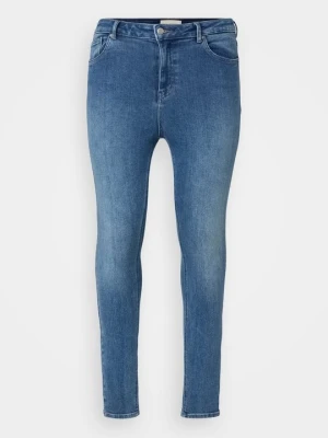 Jeansy Skinny Fit ONLY Carmakoma niebieski denim