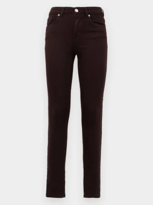 Jeansy Skinny Fit Only ciemnobrązowy