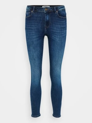 Jeansy Skinny Fit Only ciemnoniebieski