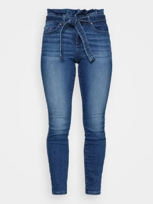 Jeansy Skinny Fit Only granatowy