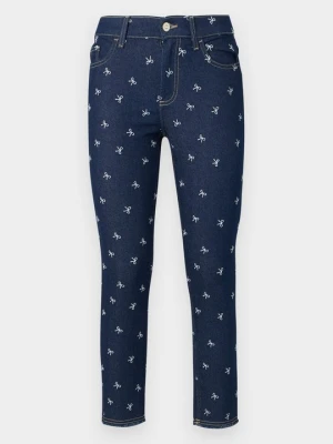 Jeansy Skinny Fit Only granatowy