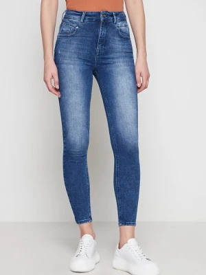 Jeansy Skinny Fit Only niebieski