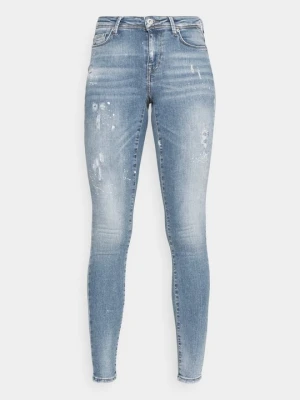 Jeansy Skinny Fit Only niebieski denim