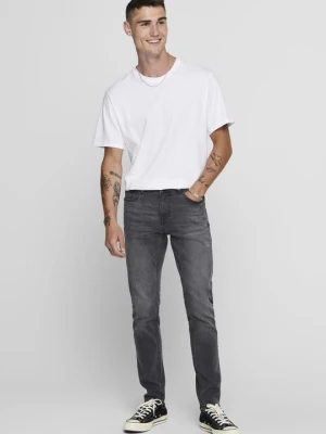 Jeansy Skinny Fit Only & Sons szary