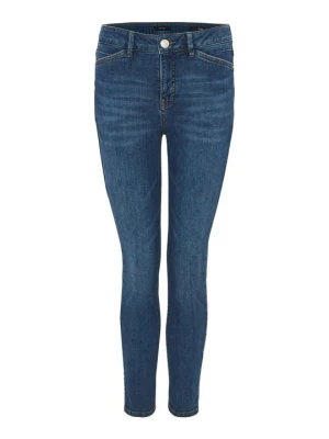 Jeansy Skinny Fit Opus ciemnoniebieski