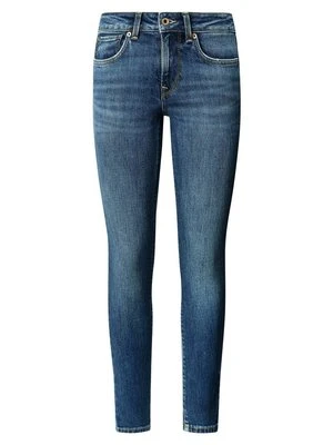 Jeansy Skinny Fit Pepe Jeans niebieski denim
