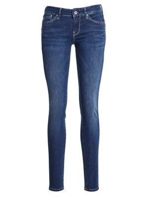 Jeansy Skinny Fit Pepe Jeans granatowy