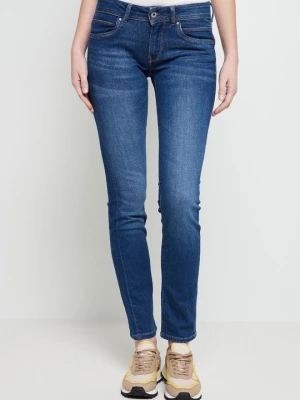 Jeansy Skinny Fit Pepe Jeans granatowy