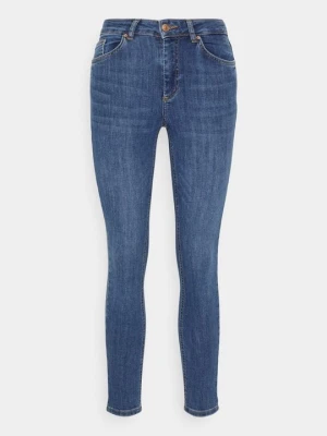 Jeansy Skinny Fit Pieces niebieski denim