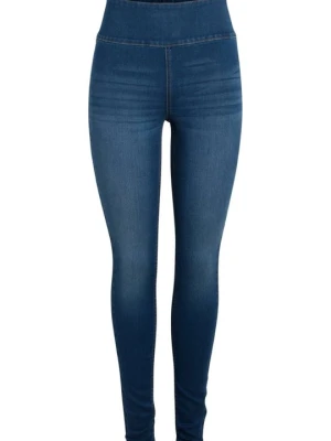 Jeansy Skinny Fit Pieces niebieski denim
