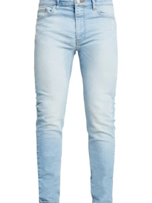 Jeansy Skinny Fit Pier One By Zalando denim wybielany