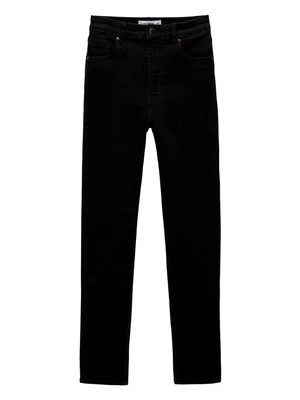 Jeansy Skinny Fit PULL&BEAR czarny